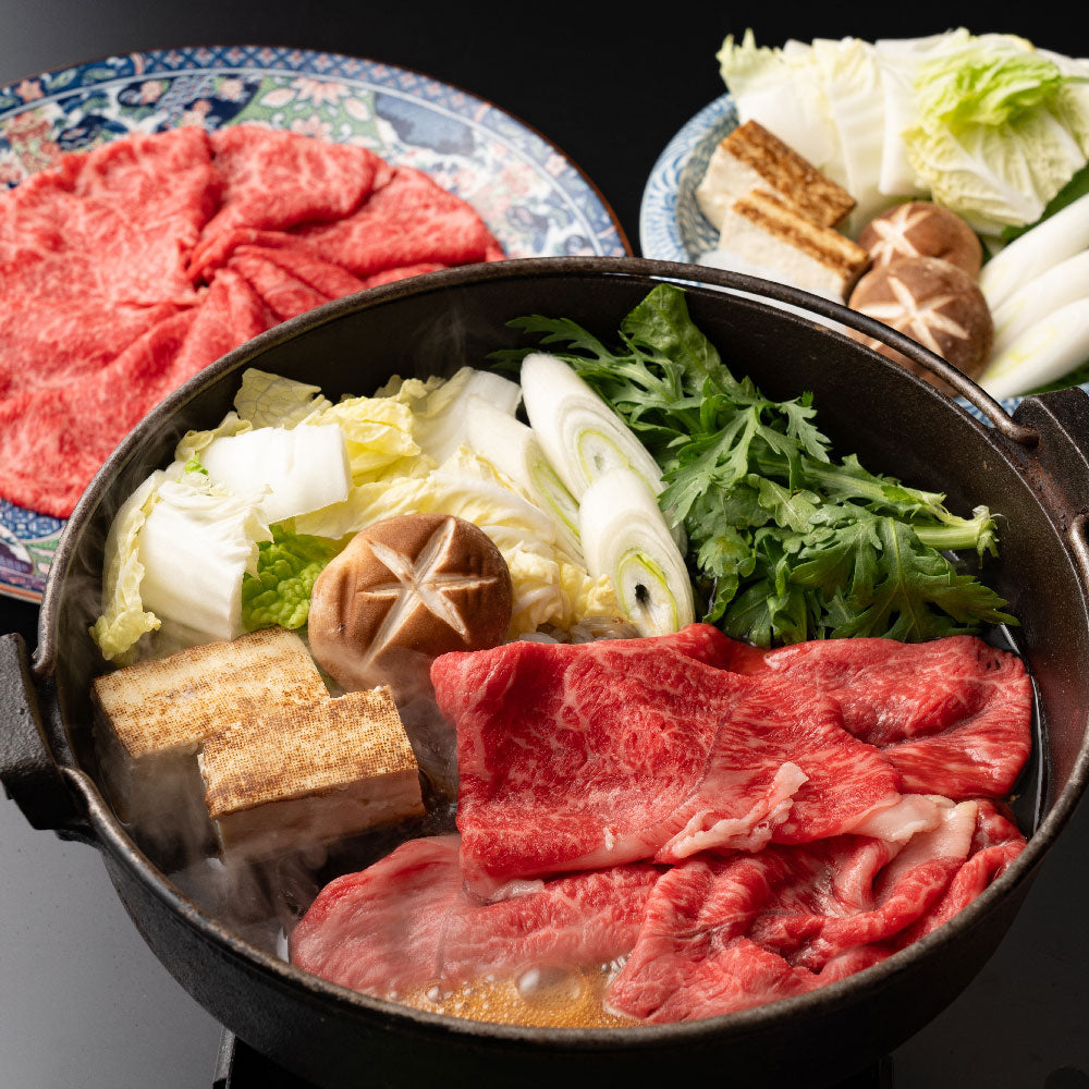 A4,A5等級 オリーブ牛 食べ比べ すき焼き用 ロース&赤身 500g(250g×2)