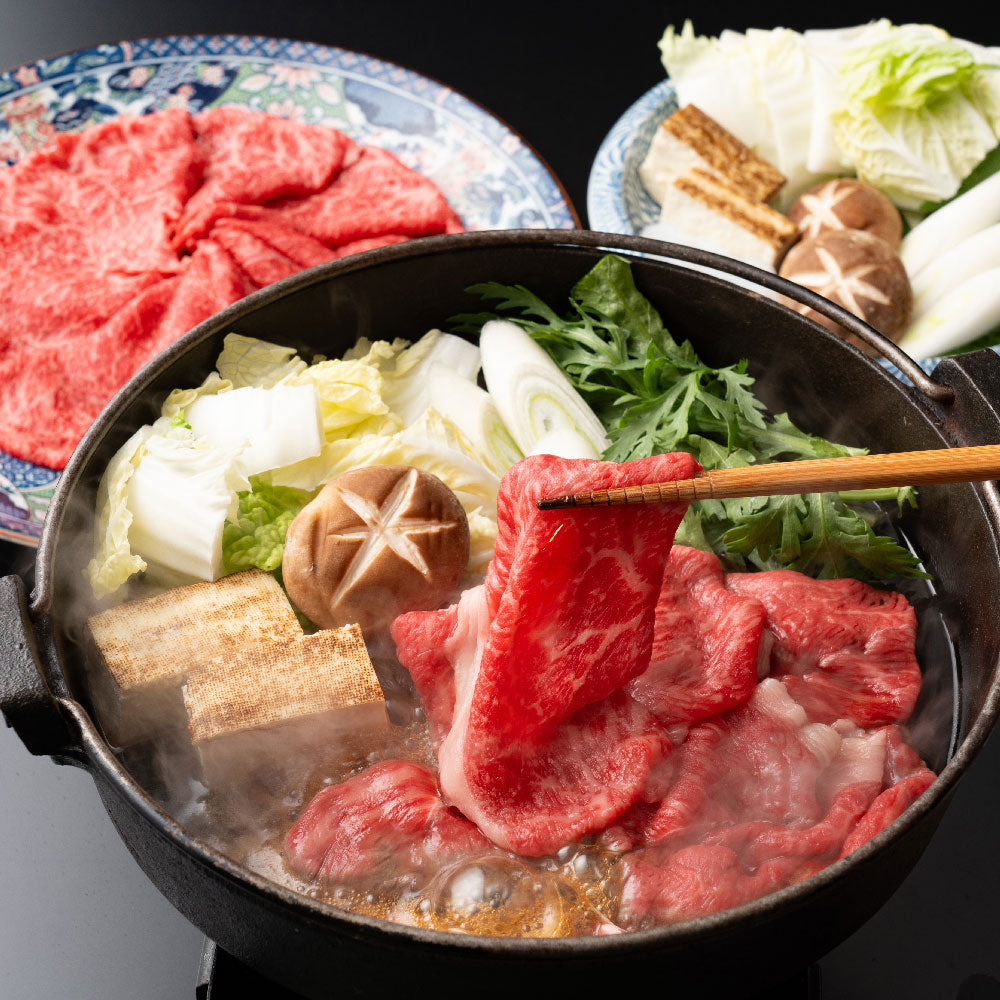 A4,A5等級 オリーブ牛 食べ比べ すき焼き用 ロース&赤身 500g(250g×2)