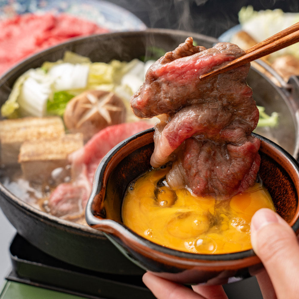 A4,A5等級 オリーブ牛 食べ比べ すき焼き用 ロース&赤身 500g(250g×2)