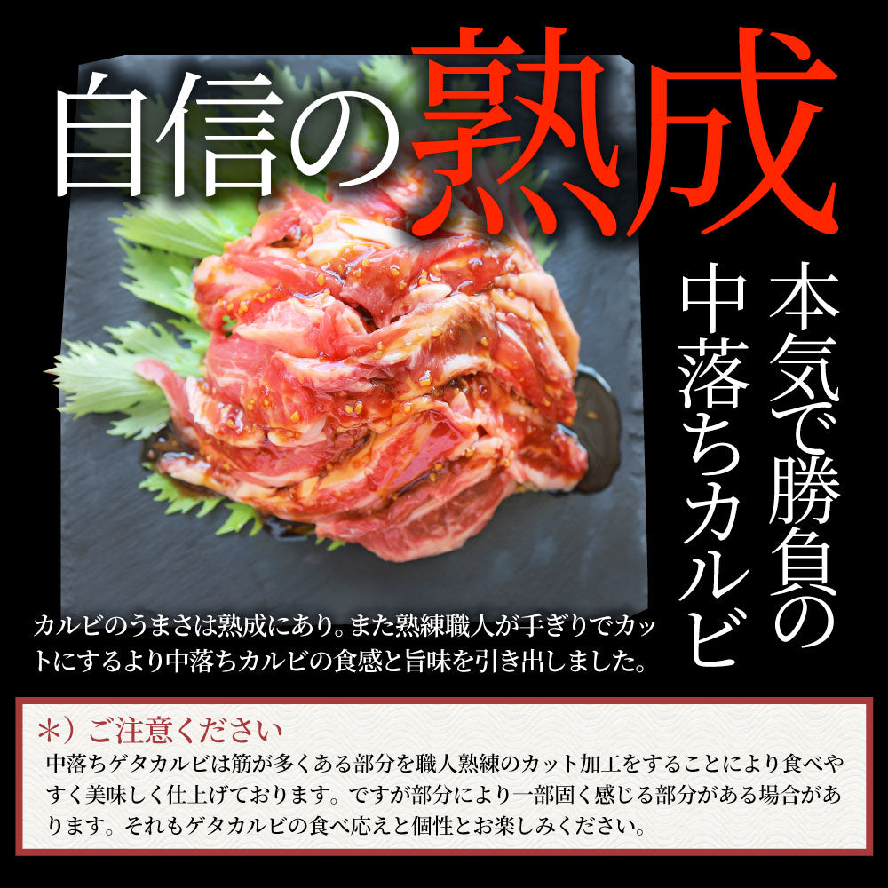 中落ち ゲタカルビ 焼肉 1kg(250g×4P)牛肉 タレ漬け メガ盛り 希少部位 贅沢 おトク お徳用 送料無料 アメリカ産 肉 通販 お取り寄せ グルメ アウトドア お家焼肉 レジャー 送料無料 バーベキュー 肉 食材 バーベキューセット キャンプ キャンプ飯 あす楽