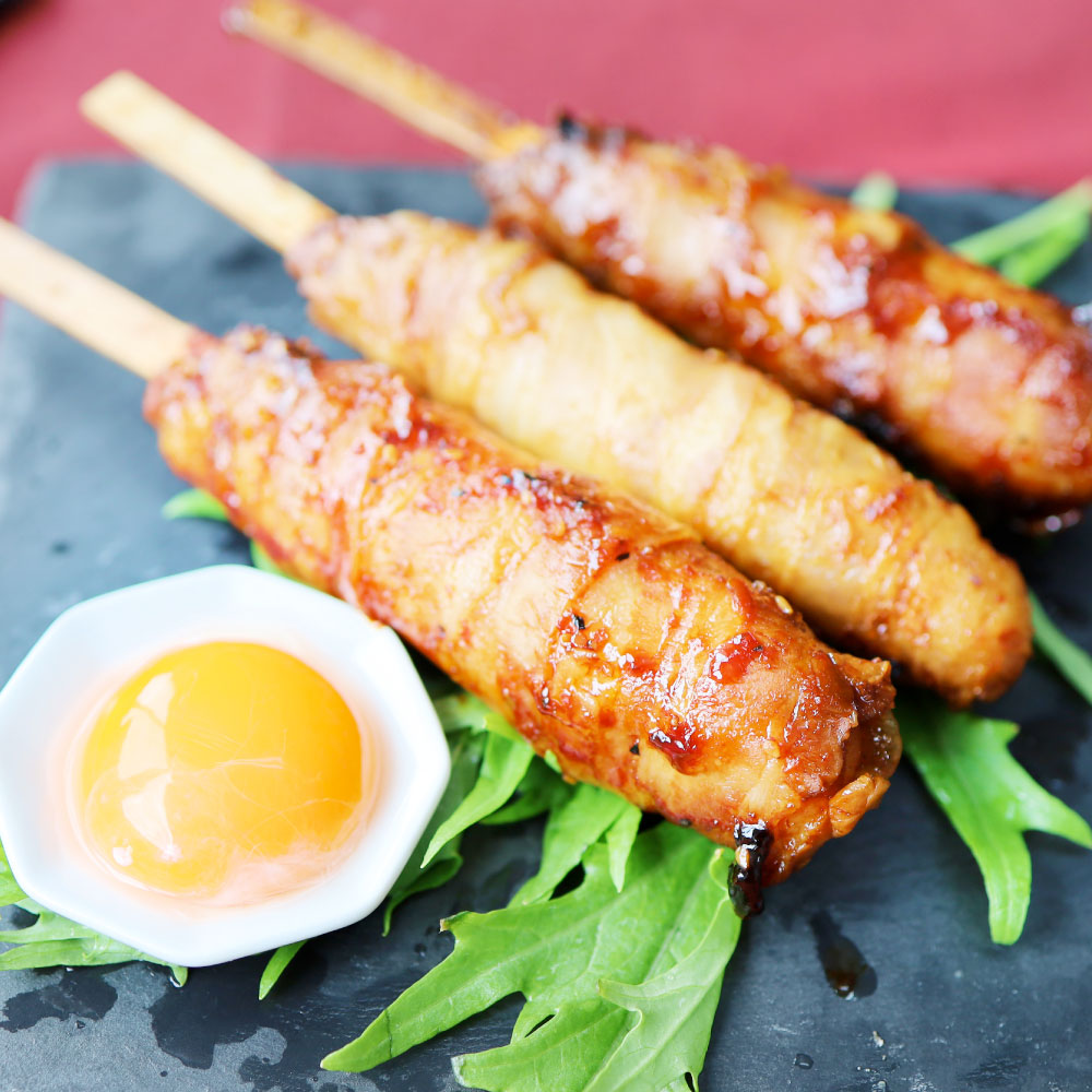 肉巻きおにぎり 棒 串 10本セット (合計900g) 学園祭 屋台 業務用 にくまき 食べ物 食材 食品 パーティー BBQ バーベキュー冷凍 惣菜 お弁当 あす楽 温めるだけ レンチン 冷食 オードブル 送料無料