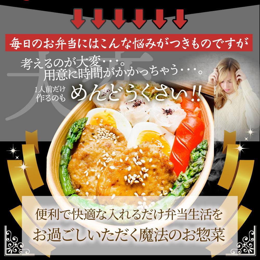お弁当 ミニハンバーグ 2kg (1kg×2) 冷凍 肉 鶏 鳥 ハンバーグ 惣菜 弁当 業務用 温めるだけ レンチン 冷食 送料無料