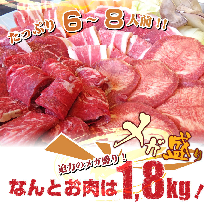 焼肉 セット 牛肉 肉 バーベキュー メガ盛り セット 6~8人前 BBQ 焼くだけ 福袋 グルメ お中元 ギフト 食品 プレゼント キャンプ キャンプ飯