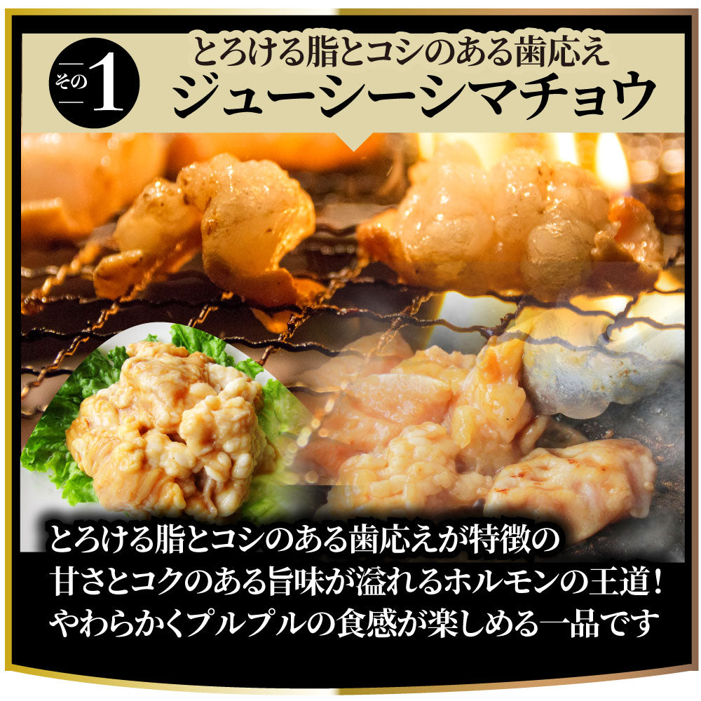 三種 ホルモン ミックス 焼肉 2kg(250g×8パック)秘伝 タレ漬け バーベキュー BBQ お花見 花見 肉 焼くだけ 冷凍キャンプ キャンプ飯