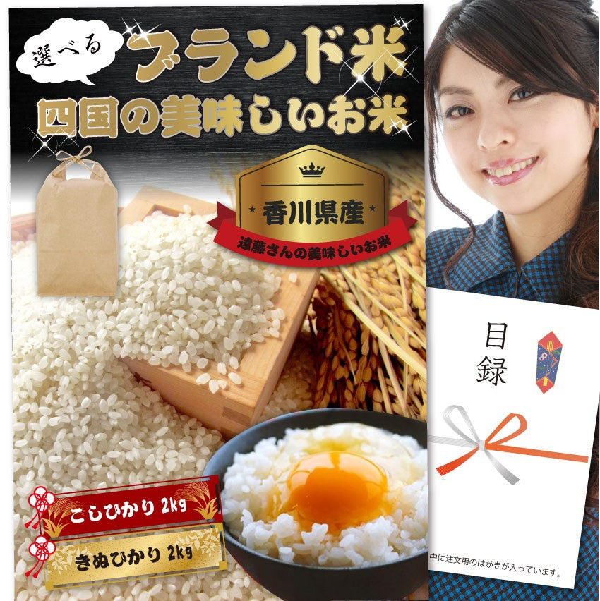 四国のおいしいお米目録 3500円ポッキリ A4 パネル 目録付 2次会 景品 目録 お中元 ギフト 食品 プレゼント 女性 男性 お祝い 新生活