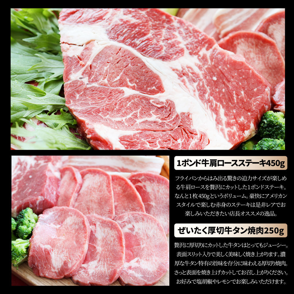 ステーキ ＆ 焼肉 バーベキュー専用セット 《肉重量最大2.6kg》 選べる野菜付き冷蔵or冷凍 焼肉のタレ付き 行楽 野外 食べ物 牛肉 アウトドア お家焼肉 レジャー