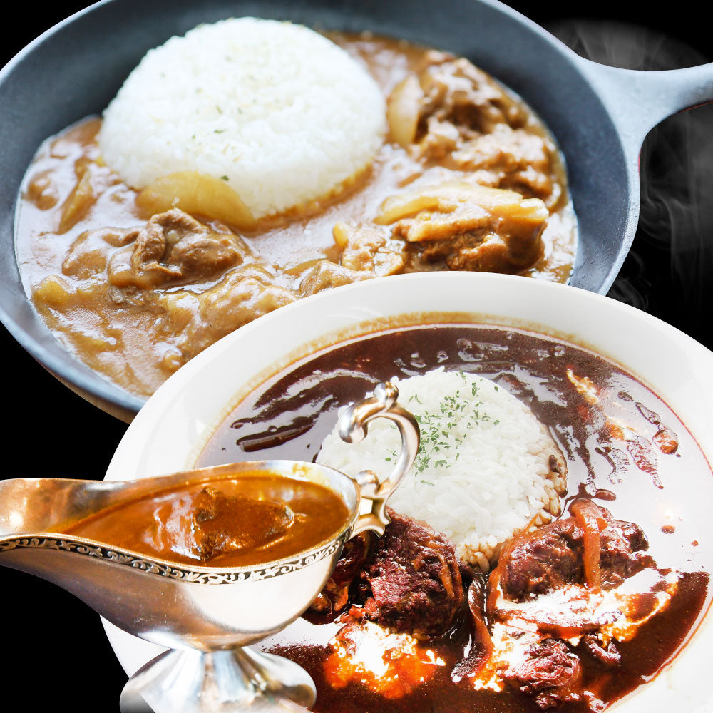 お肉屋さんのカレー＆ビーフシチュー4食セット