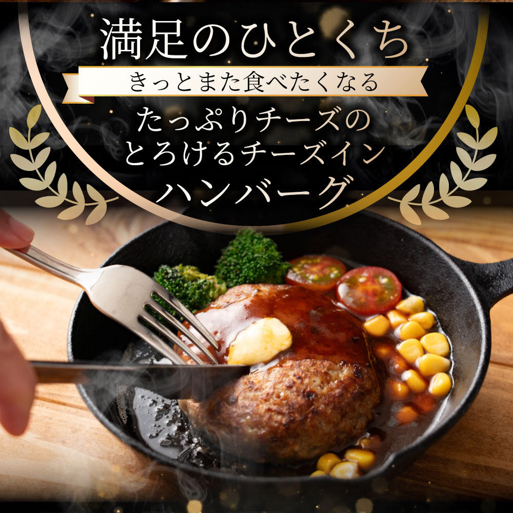 ハンバーグ 特製ソース付き 惣菜 チーズインハンバーグ メガ盛り 5kg 100g×50個 レンジＯＫ 冷凍弁当 爆買