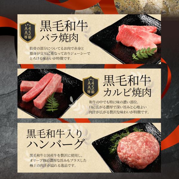 母の日 父の日 9種3段　豪華絢爛(けんらん) 焼肉ギフト 霜降り 牛肉 黒毛和牛 ギフト 贅沢 国産 黒毛 和牛 祝い グルメ 誕生日 焼肉 セット 牛 内祝 真空密封包装 (コピー)