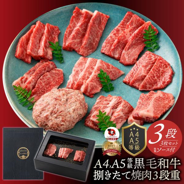 母の日 父の日 9種3段　豪華絢爛(けんらん) 焼肉ギフト 霜降り 牛肉 黒毛和牛 ギフト 贅沢 国産 黒毛 和牛 祝い グルメ 誕生日 焼肉 セット 牛 内祝 真空密封包装 (コピー)