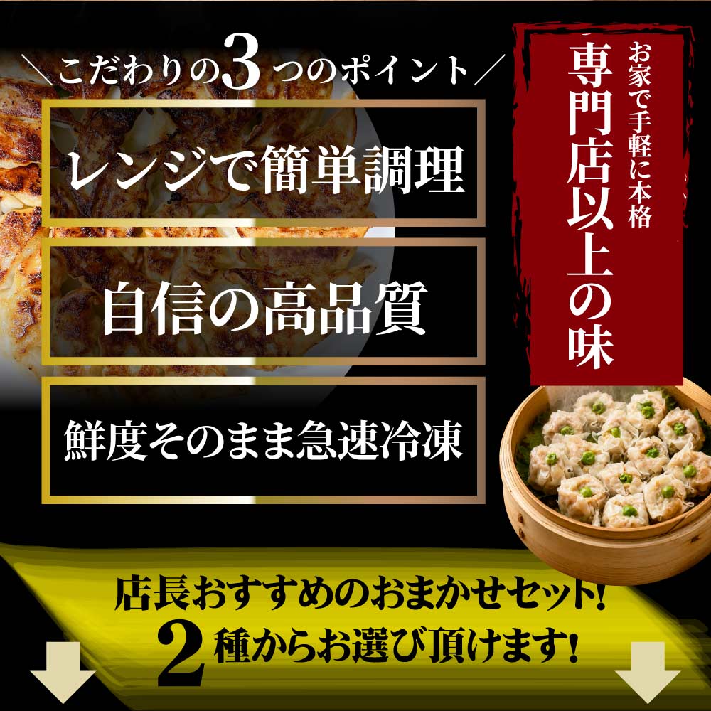 中華 点心 惣菜 《総重量最大4.1kg》 福袋 2種から選べるセット 餃子 焼売 小籠包 唐揚げ チャーハン 焼飯 肉団子 焼豚 肉 ギフト プレゼント 爆買
