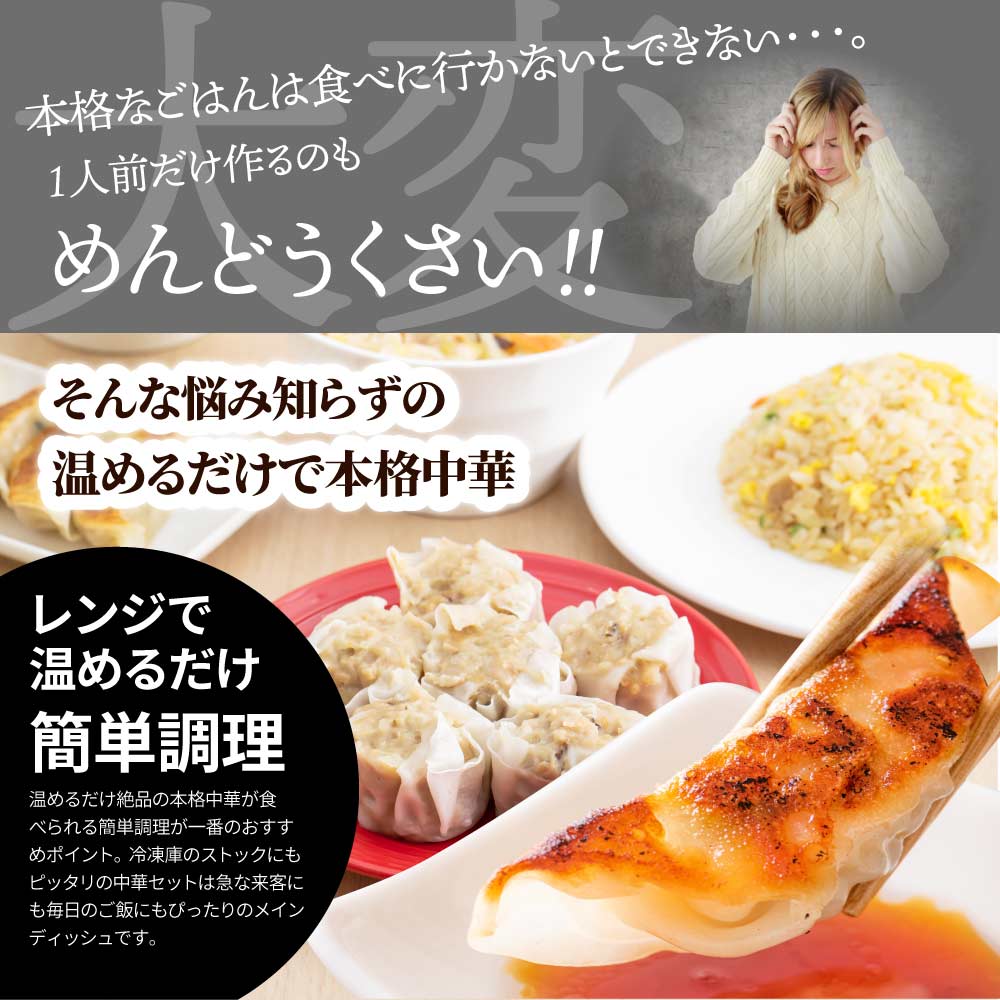 中華 点心 惣菜 《総重量最大4.1kg》 福袋 2種から選べるセット 餃子 焼売 小籠包 唐揚げ チャーハン 焼飯 肉団子 焼豚 肉 ギフト プレゼント 爆買