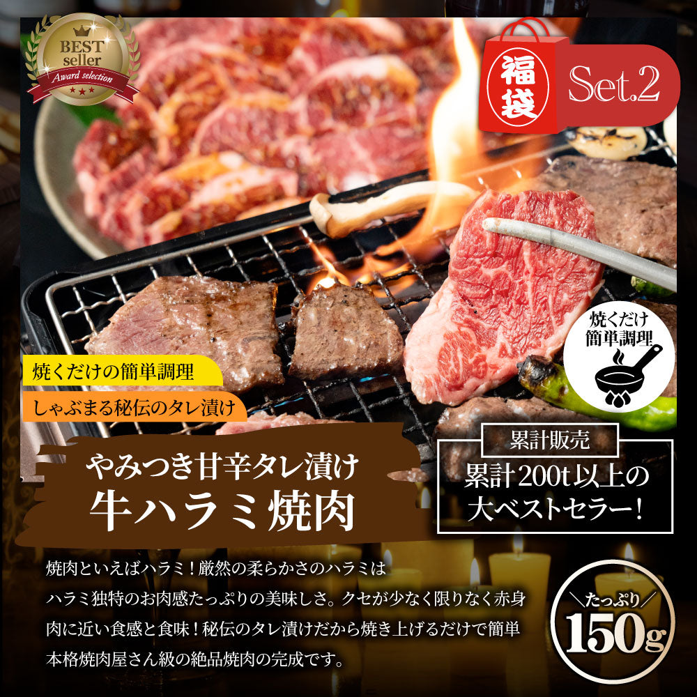 2026 MARU得 肉の福袋 7種 2.5kg超 ハンバーグ・牛丼・ハラミ焼肉・とりてり・肉団子・炒飯・ソーセージ 冷凍おかずセット 詰め合わせ 爆買