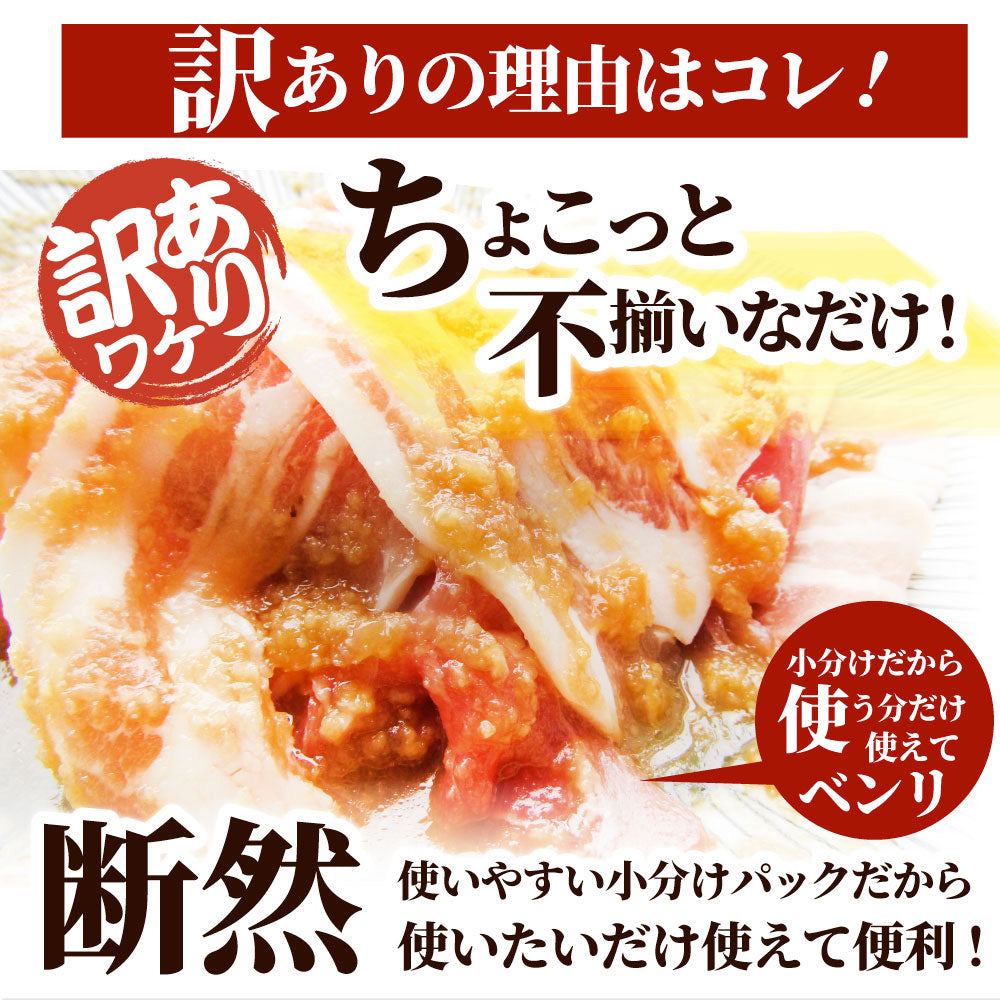 肉 訳あり 豚 生姜焼き 焼くだけ 500g（250g×2）「生姜王」 ジューシー ミックス 豚 生姜 焼き 切り落とし おかず *当日出荷