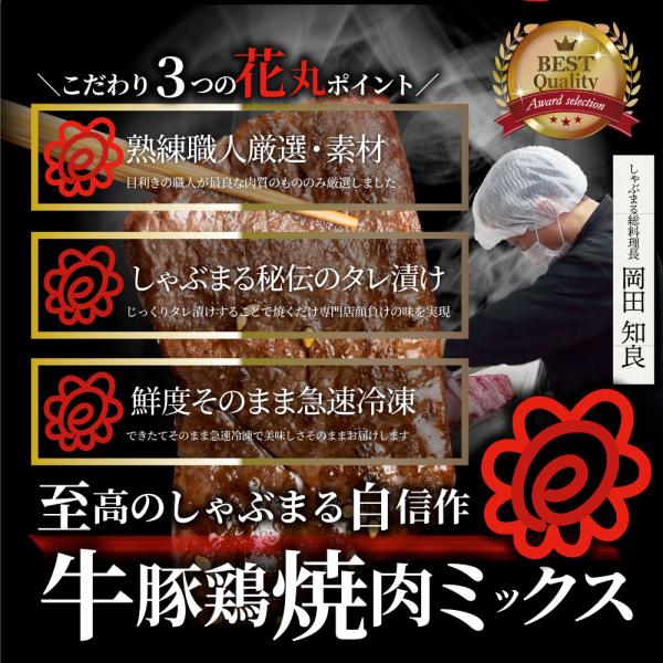 焼肉 ざんまい 牛豚鶏よくばり焼肉ミックス 2kg(500g×4) おトク お徳用 送料無料 肉 通販 お取り寄せ グルメ アウトドア レジャー 送料無料