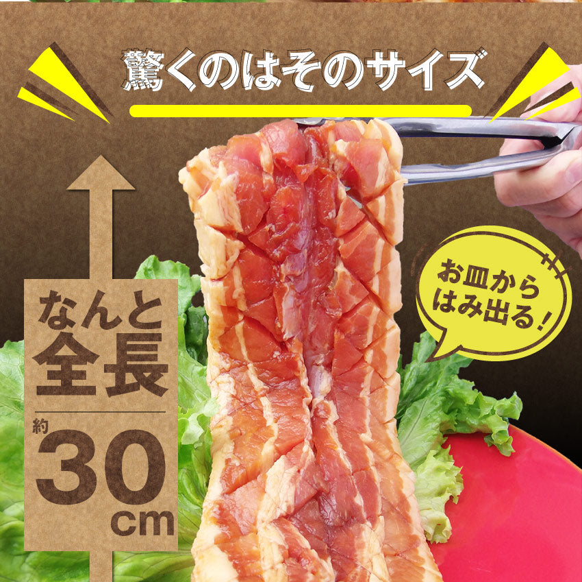 バーベキュー 肉 豚カルビ 照り焼き メガステーキ 250g 驚きのメガサイズ