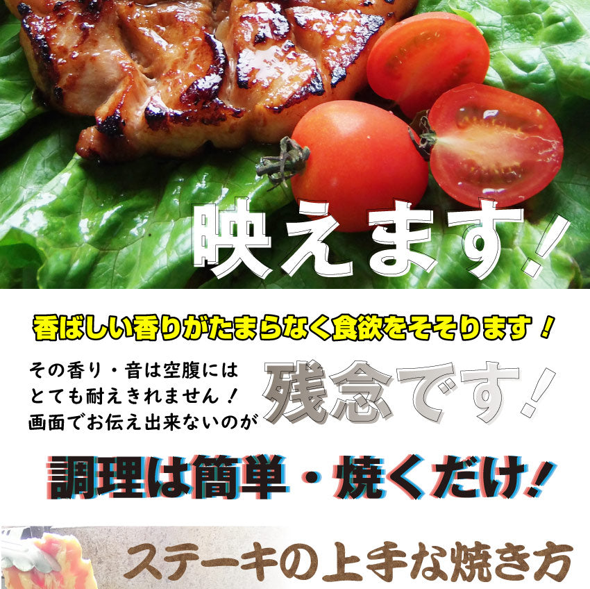 バーベキュー 肉 豚カルビ 照り焼き メガステーキ 250g 驚きのメガサイズ