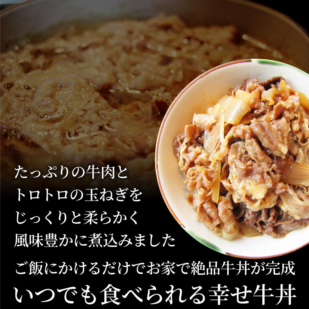 牛丼 牛丼の具 30個セット お肉屋さんのこだわり たっぷり牛肉の簡単牛丼 1食120g