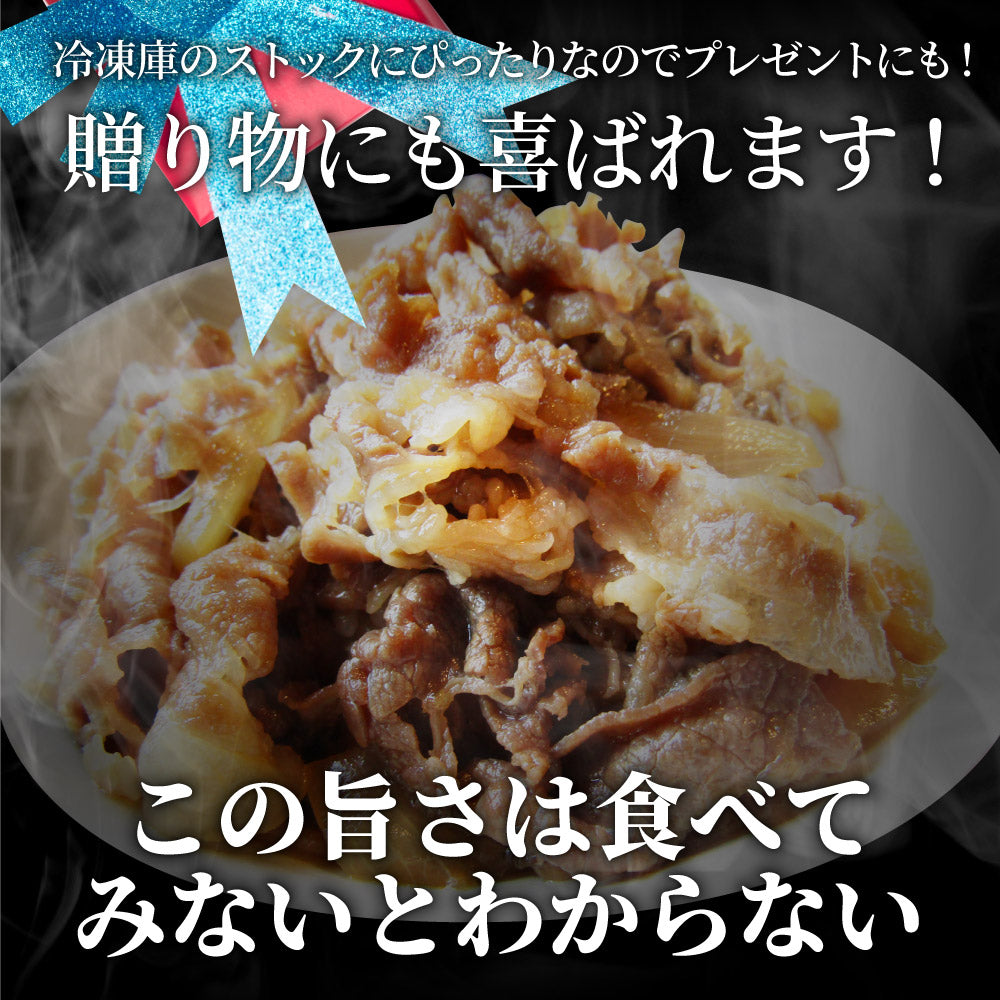 牛丼 牛丼の具 40個セット お肉屋さんのこだわり たっぷり牛肉の簡単牛丼 1食120g