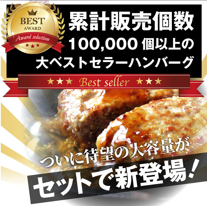 ハンバーグ 惣菜 粗挽き メガ盛り 2.4kg 100g×24枚 レンジＯＫ 冷凍弁当