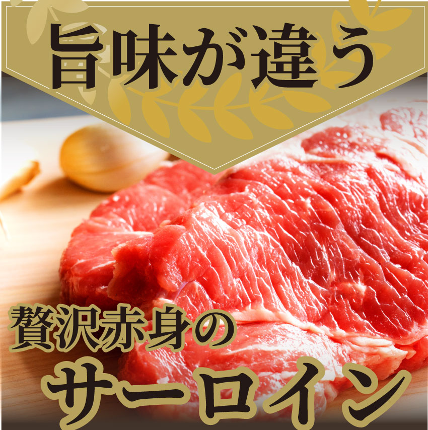 牛肉 肉 サーロイン ステーキ リッチな 赤身 贅沢 ステーキ セット 6枚 グルメ お中元 ギフト プレゼント 誕生日