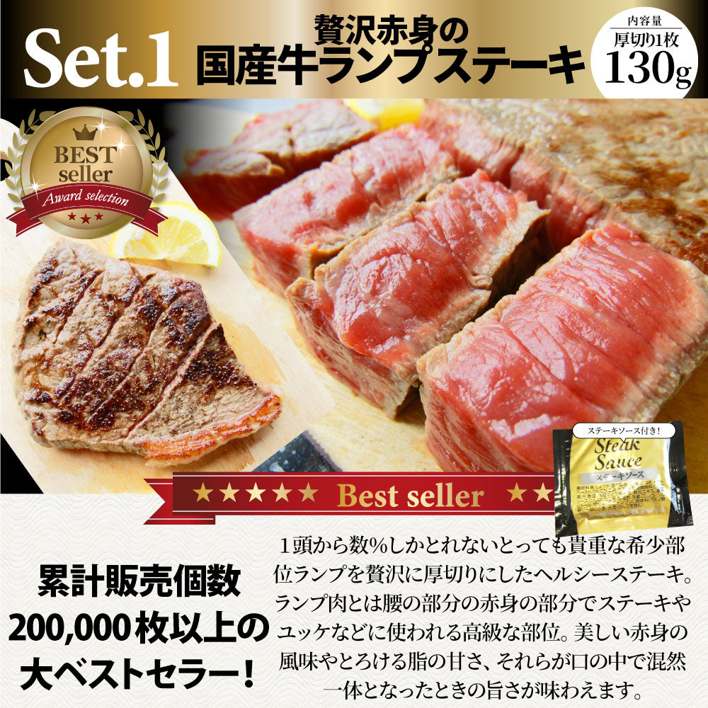 ステーキ 福袋 牛肉 肉 セット 料理長おまかせ福袋 お試し 焼くだけ 簡単調理 食べ比べ お中元 ギフト 食品 プレゼント 女性 男性 お祝い 新生活 プレゼント